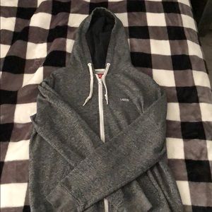 Vans salt and pepper zip up hoodie